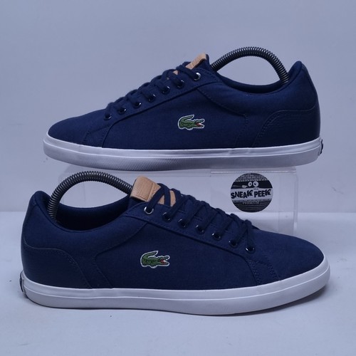 Lacoste trainers pumps blue - lacoste,