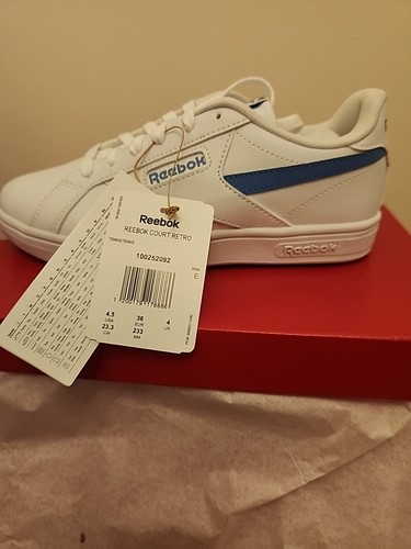 Reebok tennis trainers - size, uk