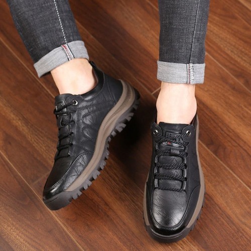 New mens leather shoes - new,